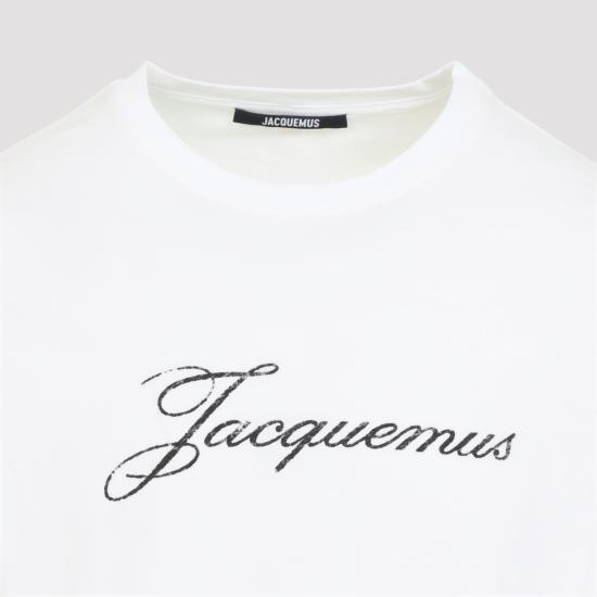 26FW 자크뮈스 반팔 티셔츠 TSU00351AJ00289 100 WHITE - JACQUEMUS