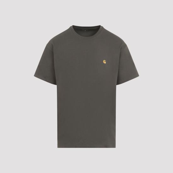 26FW 칼하트 WIP 숏슬리브 체이스 티셔츠 I0263913X9XX SHUNGITE GREY - CARHARTT WIP
