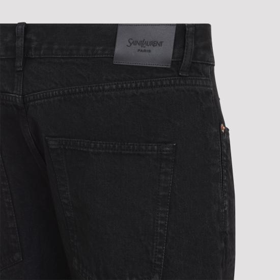26FW 생로랑 스트레이트 팬츠 854129Y07YD 1238 BLACK - SAINT LAURENT
