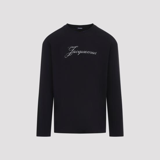 26FW 자크뮈스 반팔 티셔츠 TSU00351AJ00289 990 BLACK - JACQUEMUS