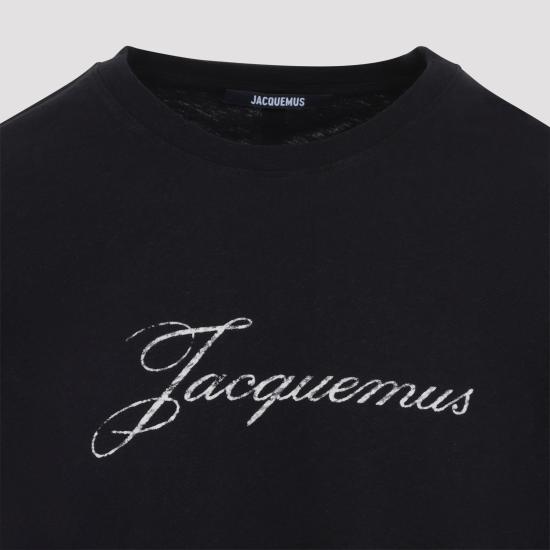 26FW 자크뮈스 반팔 티셔츠 TSU00351AJ00289 990 BLACK - JACQUEMUS