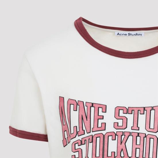 26FW 아크네 스튜디오 반팔 티셔츠 BL0442 CM7 WHITE - ACNE STUDIOS