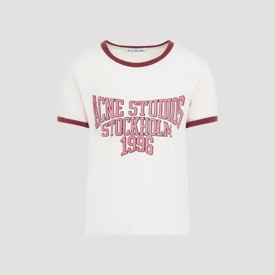 26FW 아크네 스튜디오 반팔 티셔츠 BL0442 CM7 WHITE - ACNE STUDIOS