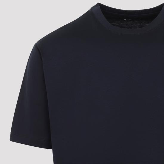 26FW 키톤 반팔 티셔츠 UMC023K06R491102D BLU BLUE - KITON