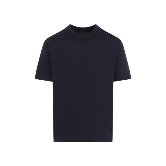 26FW 키톤 반팔 티셔츠 UMC023K06R491102D BLU BLUE