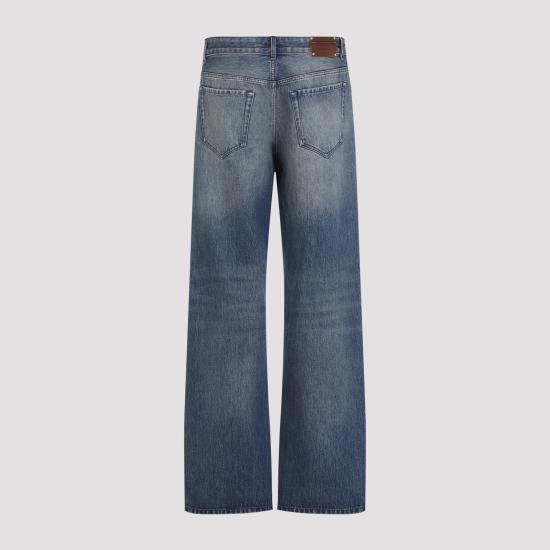 26FW 드리스 반 노튼 스트레이트 팬츠 2620209414410 504 BLUE - DRIES VAN NOTEN
