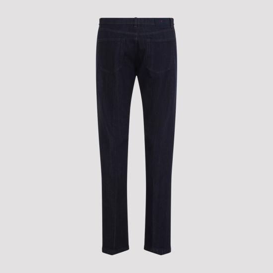 26FW 키톤 스트레이트 팬츠 UPNJSMRK0113H0400Y INDACO BLUE - KITON