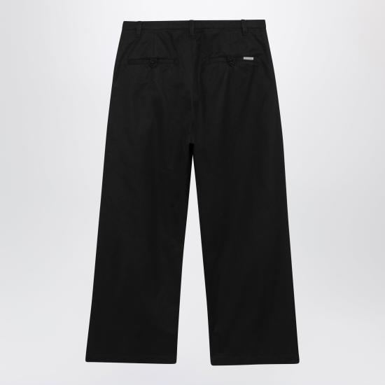 26SS 발렌시아가 스트레이트 팬츠 871309TKP07 1000 BLACK - BALENCIAGA