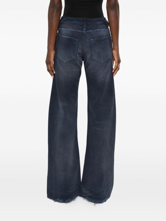 26SS 발렌시아가 커브드 Waist 팬츠 848019TTW64 8074 BLUE - BALENCIAGA
