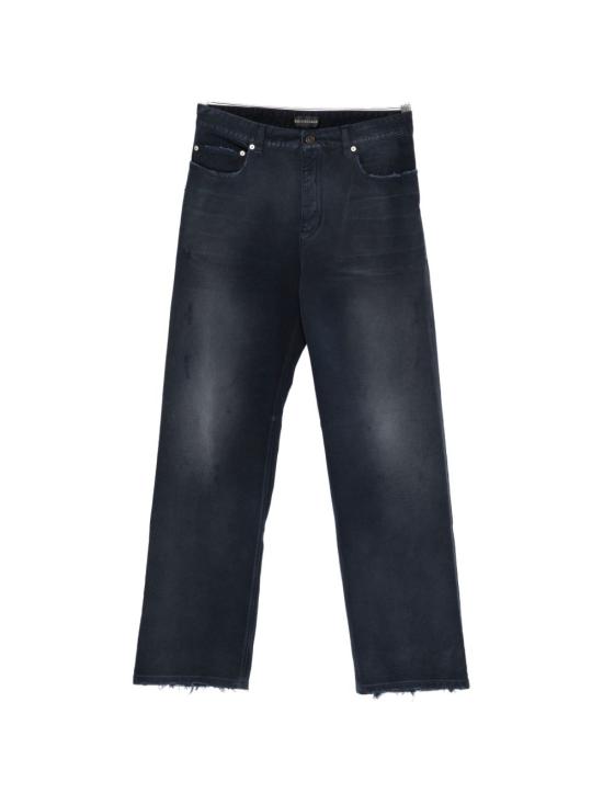 26SS 발렌시아가 커브드 니 팬츠 857194TTW64 8074 BLUE