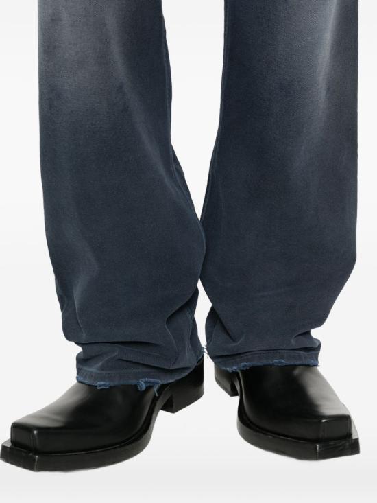 26SS 발렌시아가 커브드 니 팬츠 857194TTW64 8074 BLUE - BALENCIAGA