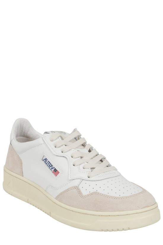 26SS 오트리 메달리스트 로우 스니커즈 AULM 098 White - AUTRY