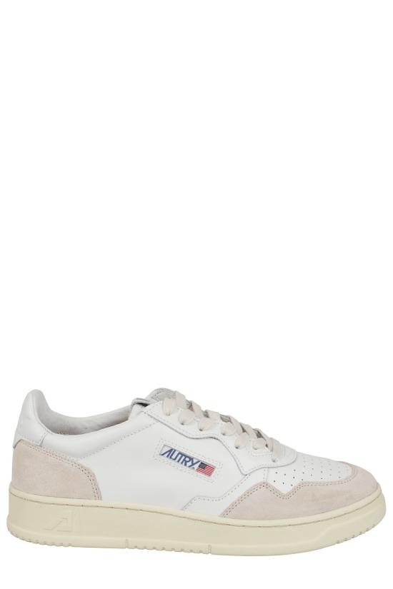 26SS 오트리 메달리스트 로우 스니커즈 AULM 098 White