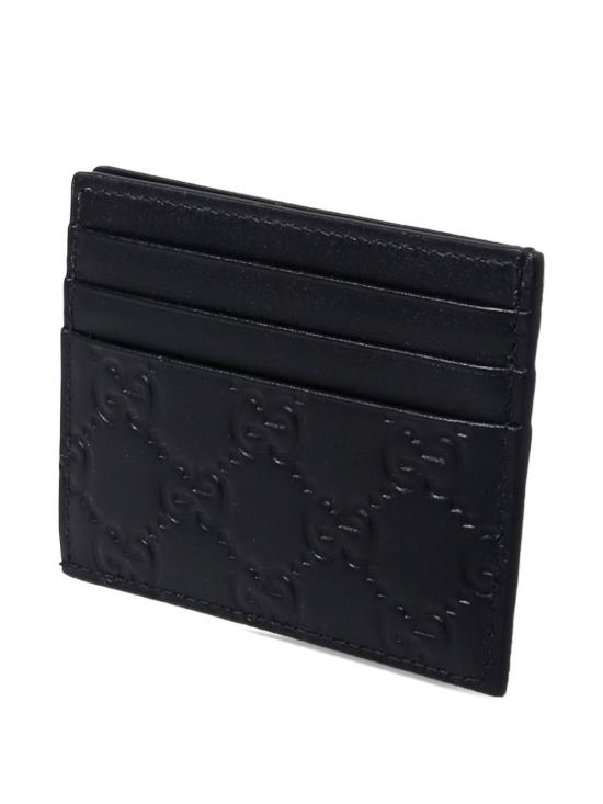 26FW 구찌 GG 엠블럼 카드 케이스 850187AAFDV1000 BLACK - GUCCI