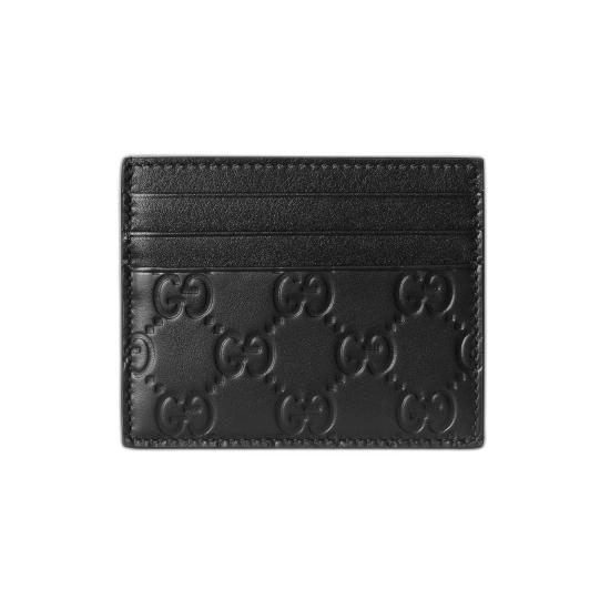 26FW 구찌 GG 엠블럼 카드 케이스 850187AAFDV1000 BLACK