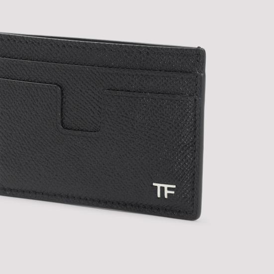 26FW 톰포드 스몰 그레인 레더 클래식 카드 홀더 YM232LCL081SNAA BLACK - TOMFORD
