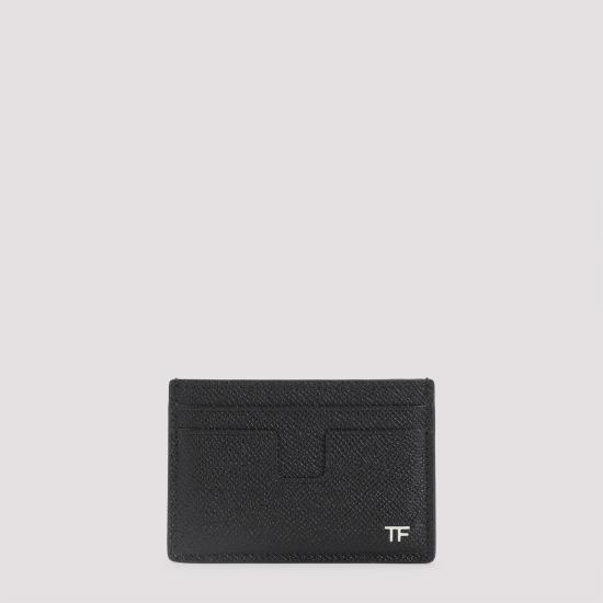 26FW 톰포드 스몰 그레인 레더 클래식 카드 홀더 YM232LCL081SNAA BLACK