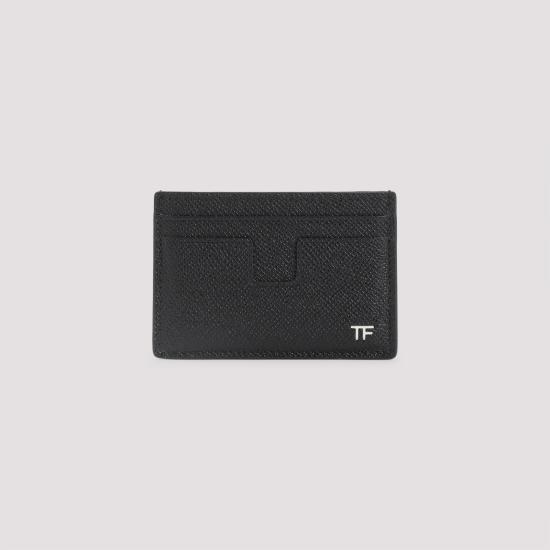 26FW 톰포드 스몰 그레인 레더 클래식 카드 홀더 YM232LCL081SNAA BLACK - TOMFORD