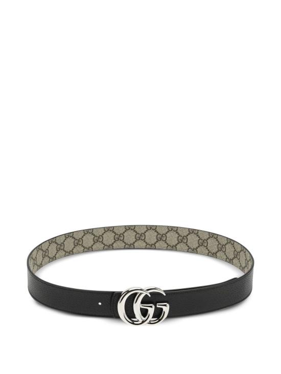 26FW 구찌 GG 마몽 리버시블 벨트 838593FAE0Y9870 OLD EBONY - GUCCI