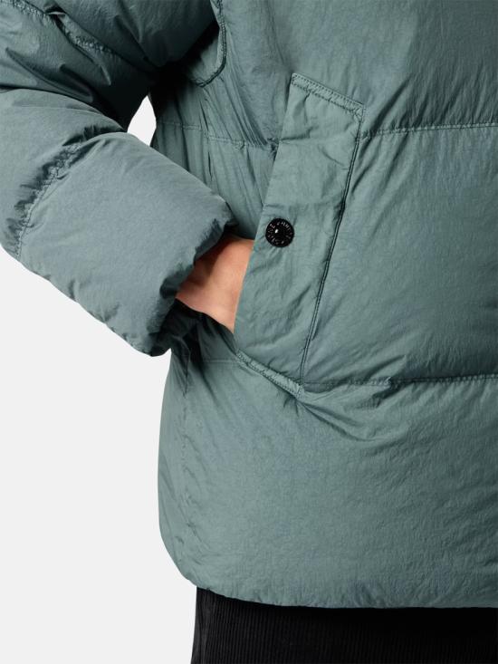 26FW 스톤 아일랜드 윈드 레지스턴트 & 안티드롭 다운 재킷 L2S154100109S0A23V005T VERDE - STONE ISLAND