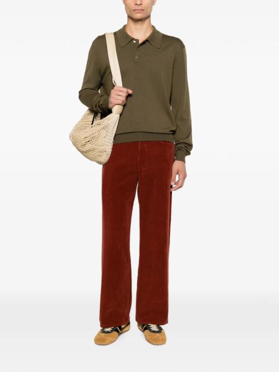 26FW 아페쎄 메리노 울 폴로 스웨터 WVAWMH23482JAA VERDE - A.P.C.