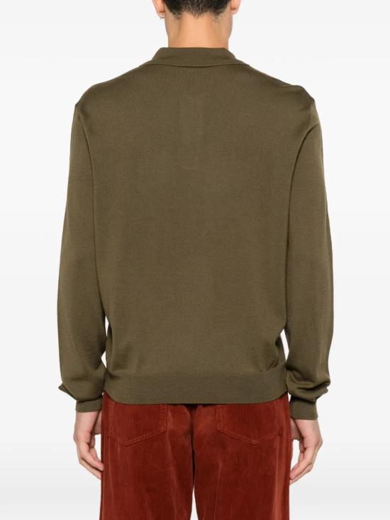26FW 아페쎄 메리노 울 폴로 스웨터 WVAWMH23482JAA VERDE - A.P.C.