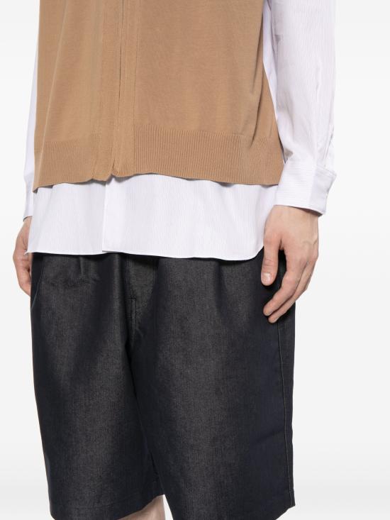 26SS 꼼데가르송 스트레이트 팬츠 HQP008S28 NAVYWHITE - COMME DES GARCONS
