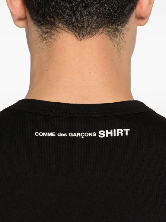 26SS 꼼데가르송 반팔 티셔츠 FQT003S26 BLACK - COMME DES GARCONS