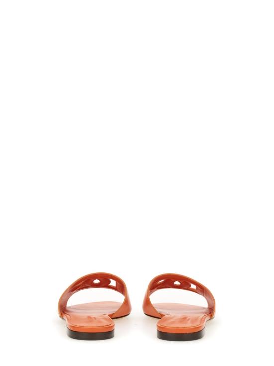 26FW 돌체앤가바나 DG 로고 카프스킨 슬리퍼 CQ0436AY32980244 ORANGE - DOLCE & GABBANA