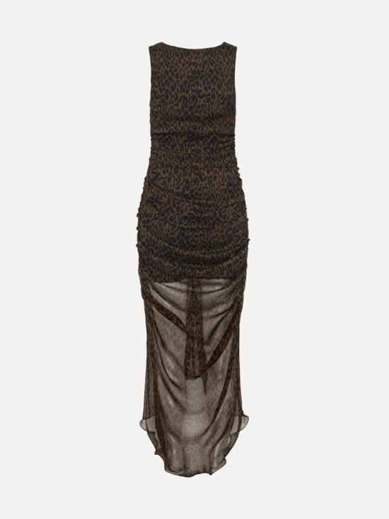 26FW 로테이트 바이 크리스텐슨 미디 원피스 1165993088 MARRONE - ROTATE BY BIRGERCHRISTENSEN