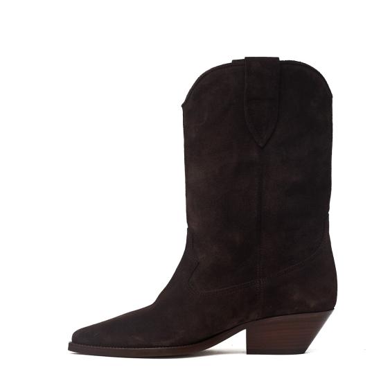 26FW 이자벨마랑 두에르토 레더 카우보이 부츠 BO0003FAA1A03S Brown - ISABEL MARANT