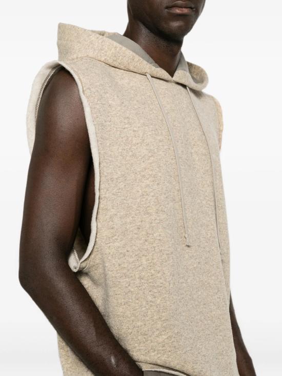 26FW 릭 오웬스 후드 티셔츠 RU02F4153WFE21 GRIGIO - RICK OWENS