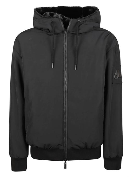 26FW 무스너클 롤랜드 리버시블 버니 자켓 M35MS623 Black