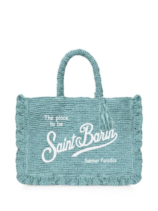 26SS 세인트바쓰 토트백 RAFFIAVOLANTMINI01529L32EMB Turquoise - MC2 SAINT BARTH
