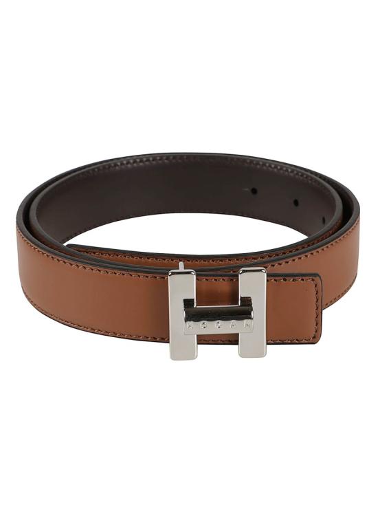 26FW 호간 벨트 KFWC01E0100GAN Brown - HOGAN