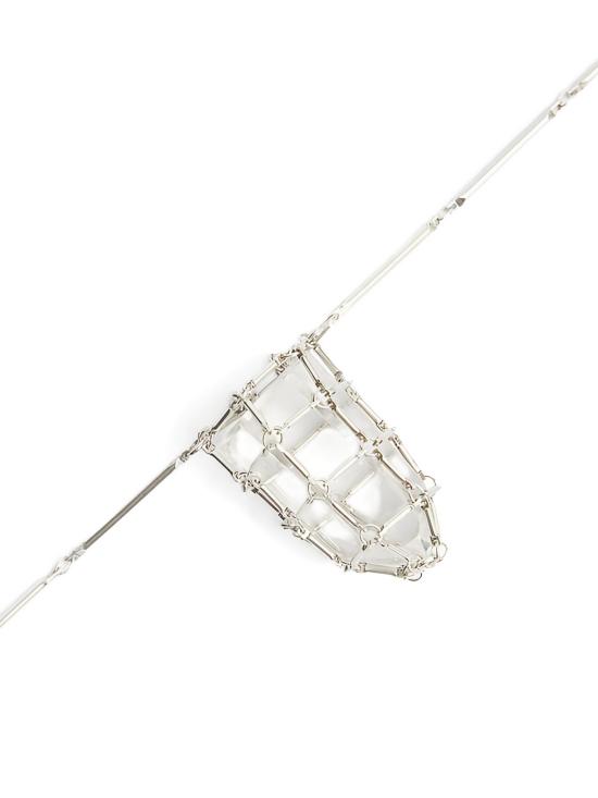 26SS 이자벨마랑 락 크리스탈 네클리스 펜던트 네크리스 SA0021FAD2B03B TRSI TRANSPARENTE SILVER - ISABEL MARANT