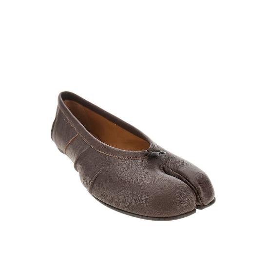 26FW 마르지엘라 타비 뉴 발레리나 S58WZ0127P3753 Brown - MAISON MARGIELA