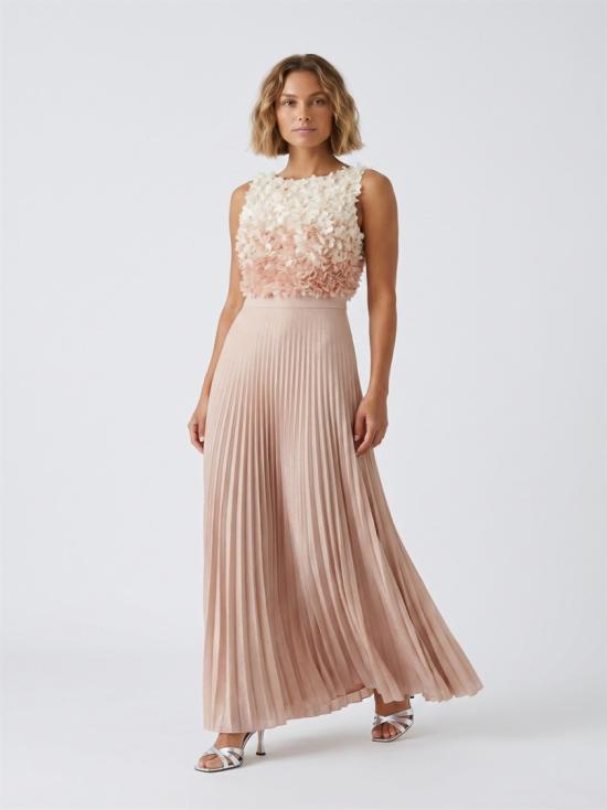 26SS 엘리자베타프랜치 원피스 ABR4462E2 098 Neutrals - ELISABETTA FRANCHI