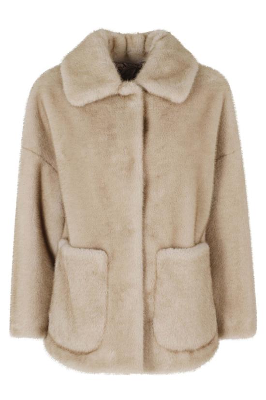 26FW 에르노 페이크 퍼 패치 포켓 코트 GC000600D 12739 099 Neutrals