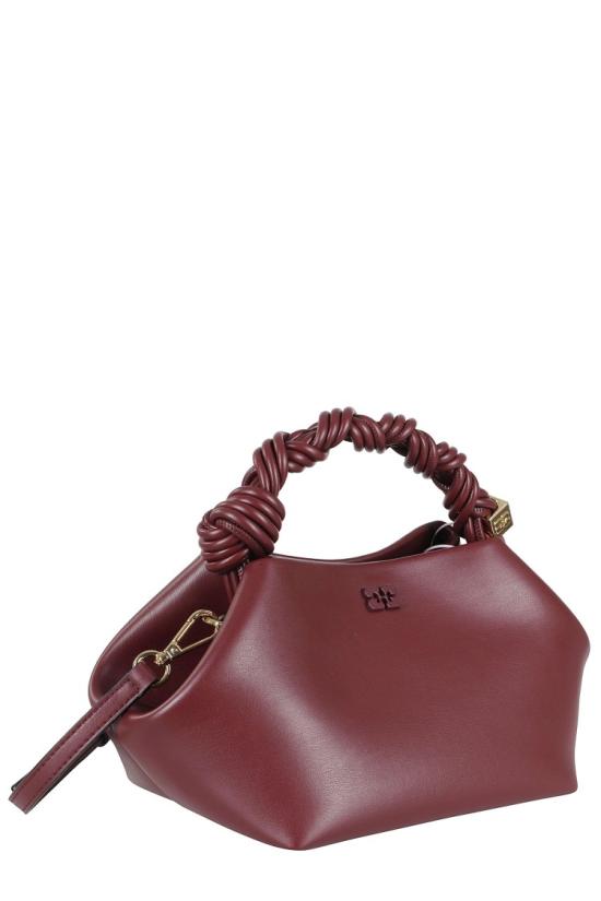 26FW 가니 스몰 부 백 A5313 099 Burgundy - GANNI