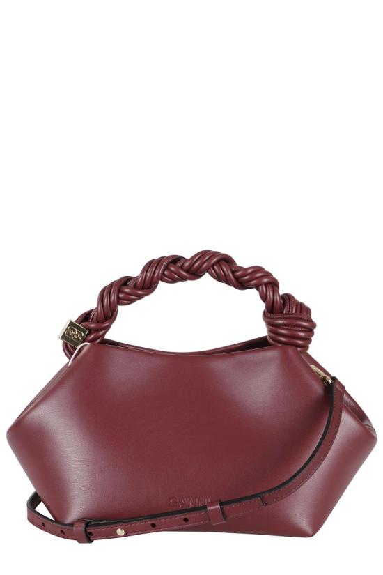 26FW 가니 스몰 부 백 A5313 099 Burgundy - GANNI