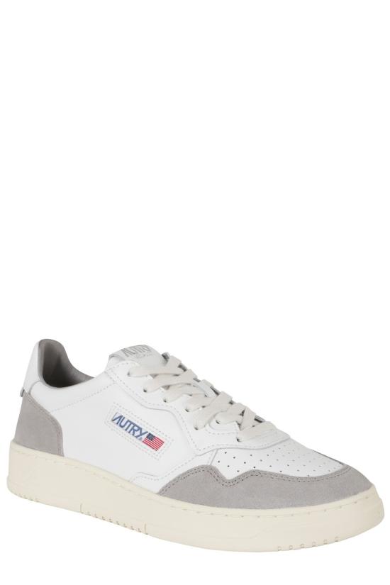 26FW 오트리 메달리스트 로우 스니커즈 AULM 099 White - AUTRY