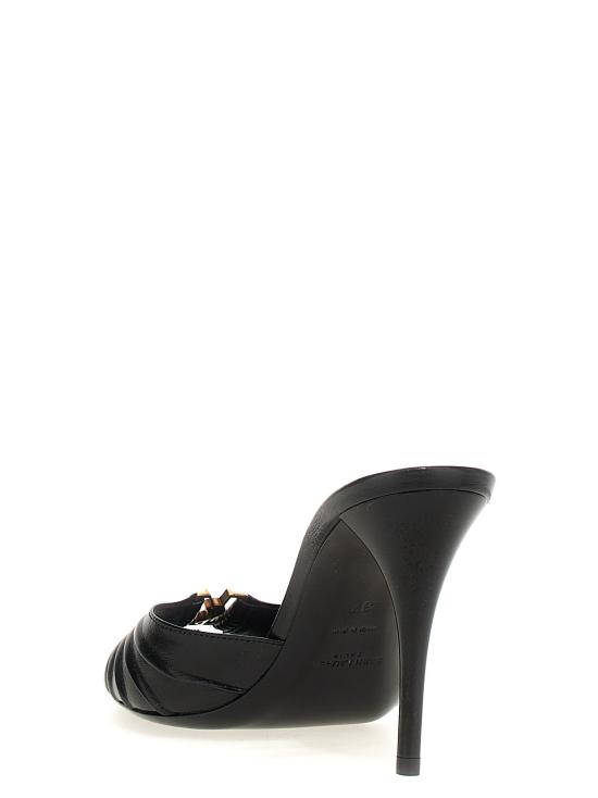 26FW 생로랑 샌들 바빌론  블랙 - SAINT LAURENT