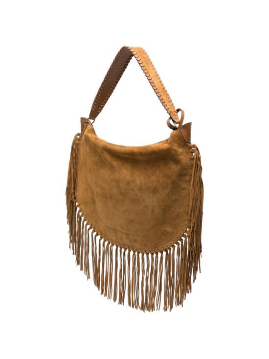 26FW 이자벨마랑 오스칸 프린지 디테일 스웨이드 호보백 PP0200FC C3C14M50CO MARRONE - ISABEL MARANT