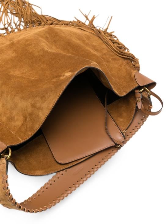 26FW 이자벨마랑 오스칸 프린지 디테일 스웨이드 호보백 PP0200FC C3C14M50CO MARRONE - ISABEL MARANT