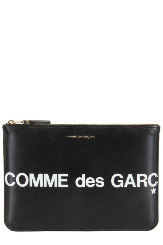 25FW 꼼데가르송 휴즈 로고 지갑 SA5100HL 097 Black - COMME DES GARCONS