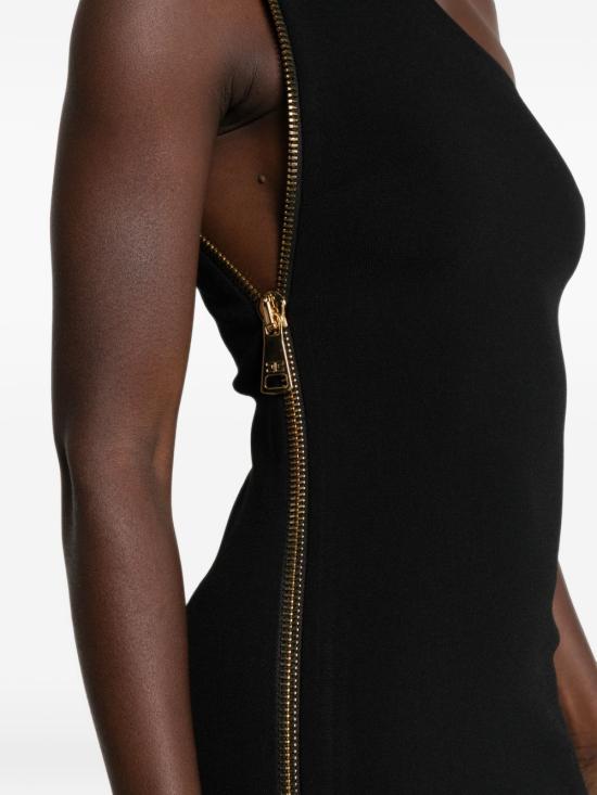 26FW 엘리자베타프랜치 미디 원피스 AM07B66E2 110 Nero - ELISABETTA FRANCHI