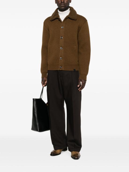 26FW 톰포드 가디건 KBL018 YMK094ECL TOBACCO - TOMFORD