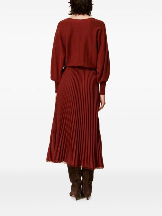 26FW 트윈셋 미디 원피스 262TP3250 S2205606501 Cherry wood - TWINSET