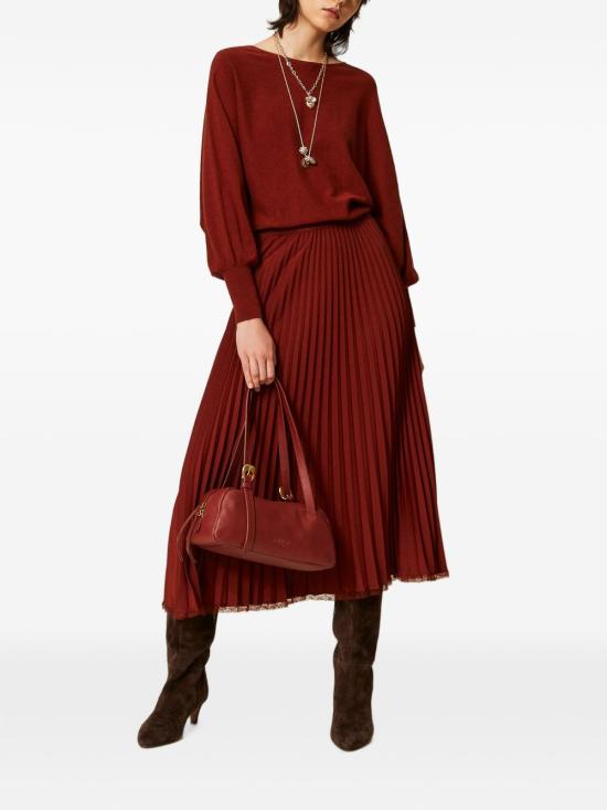 26FW 트윈셋 미디 원피스 262TP3250 S2205606501 Cherry wood - TWINSET